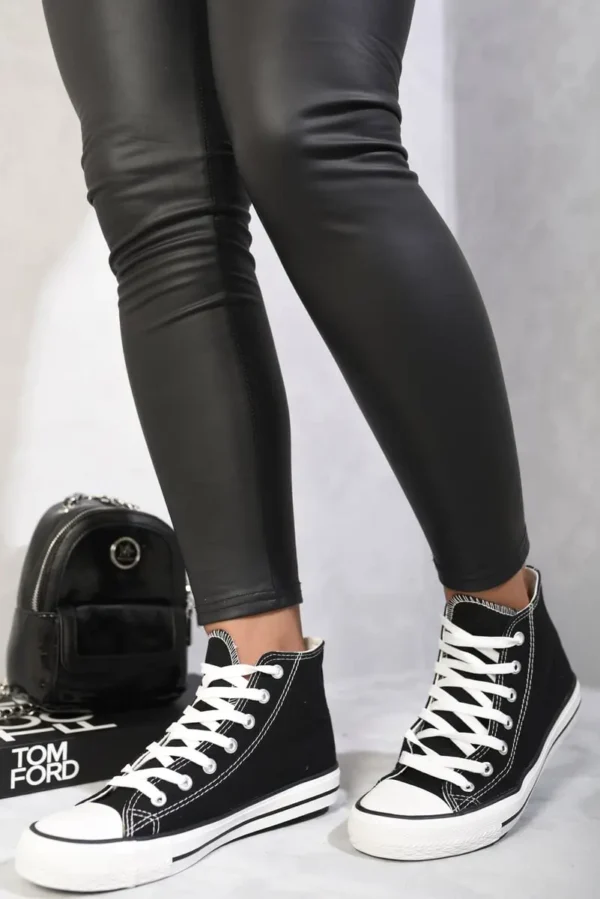 High Top Lace Up Trainers - Image 15