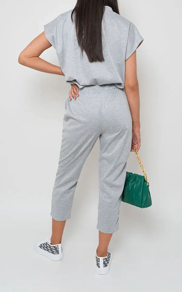 Short Sleeve Boxy Lounge Wear Co-ord Set - Image 2