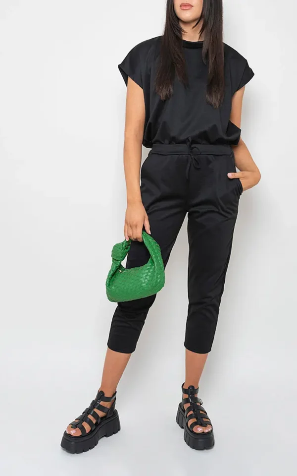 Short Sleeve Boxy Lounge Wear Co-ord Set - Image 14