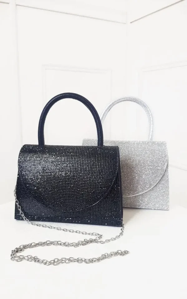 Diamante Embellished Handbag - Image 4