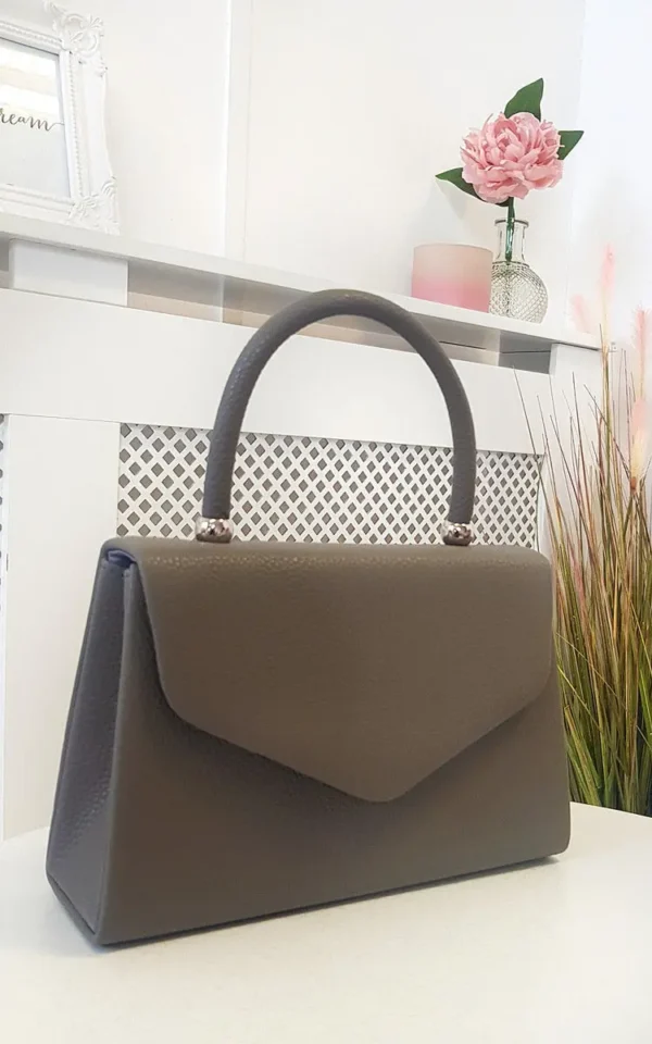 Faux Leather Handbag - Image 5