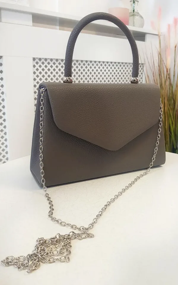 Faux Leather Handbag - Image 21