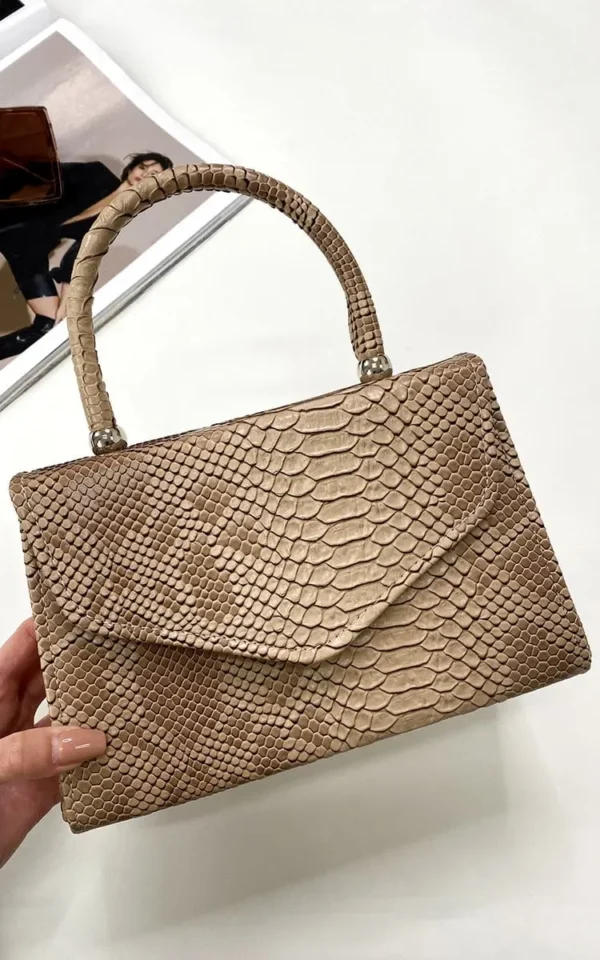 Croc Print Handbag - Image 27