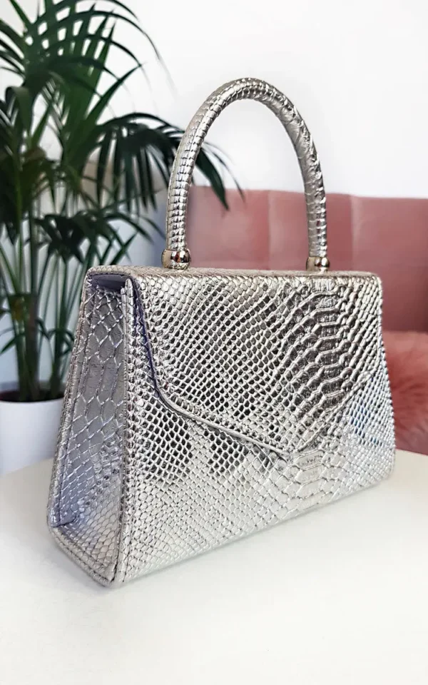 Croc Print Handbag - Image 31