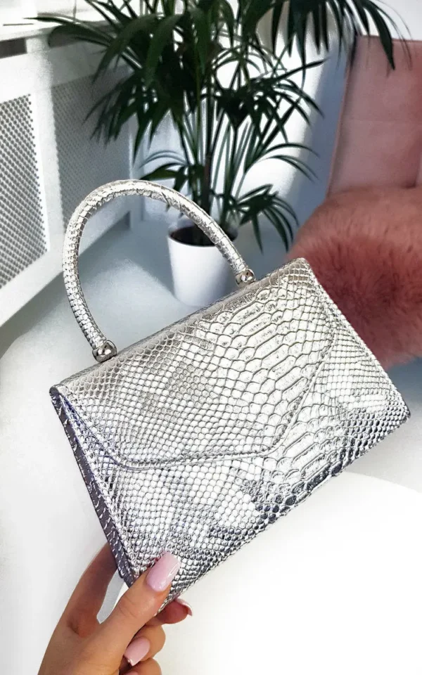 Croc Print Handbag - Image 34