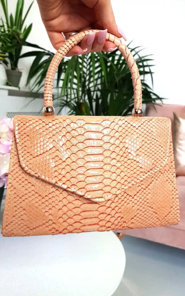 Croc Print Handbag - Image 43