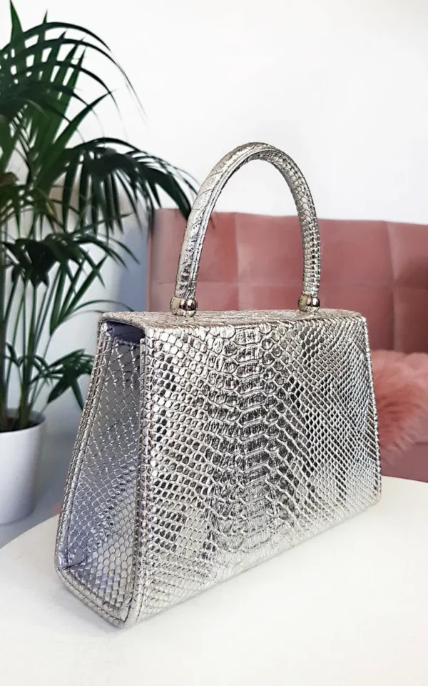 Croc Print Handbag - Image 32