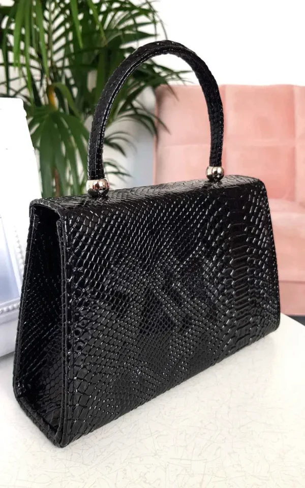 Croc Print Handbag - Image 46