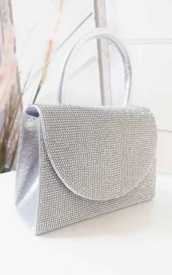 Diamante Embellished Handbag - Image 16