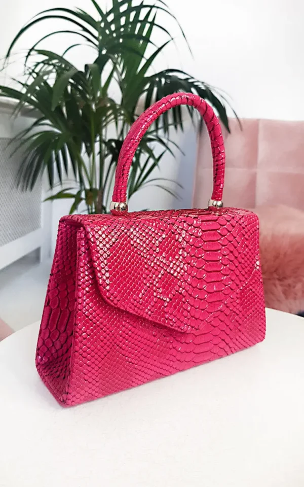 Croc Print Handbag - Image 70