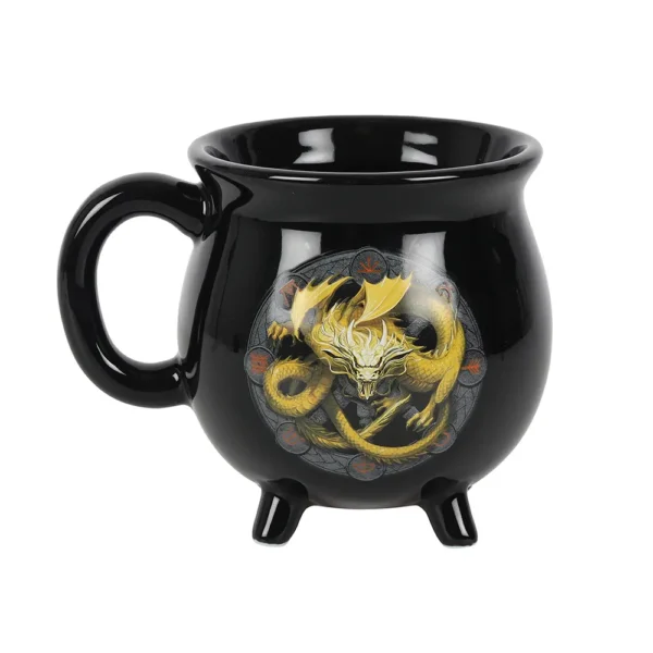 Imbolc Colour Changing Cauldron Mug by Anne Stokes