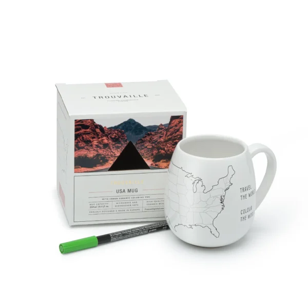 USA Map Colour In Mug - Image 4