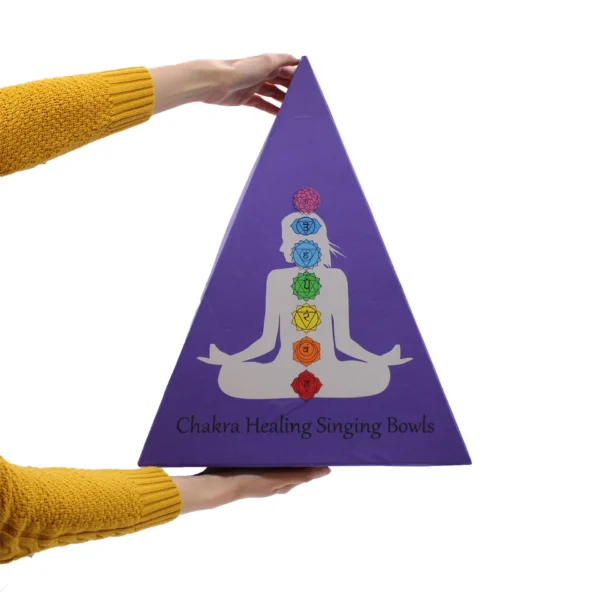 Chakra Pyramid Singing Bowl Gift Set - Image 10