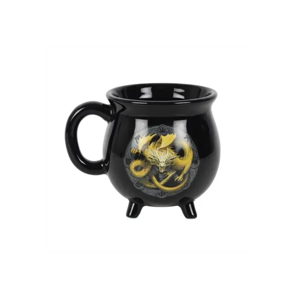 Imbolc Colour Changing Cauldron Mug by Anne Stokes - Image 3