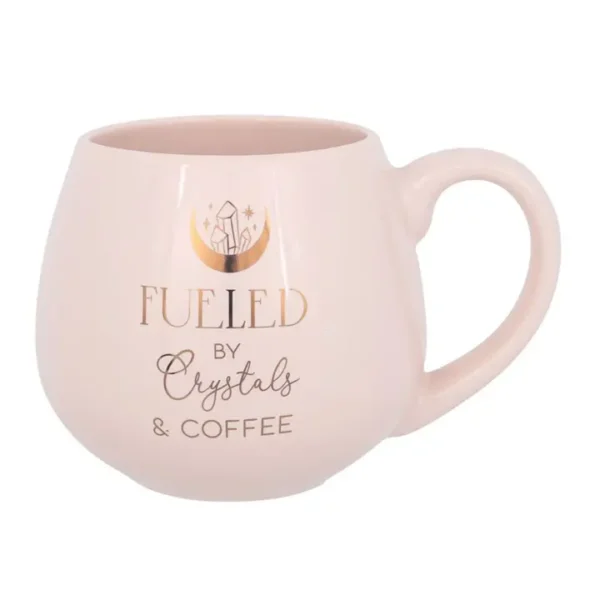 Crystals and Coffee Rounded Mug - Image 3