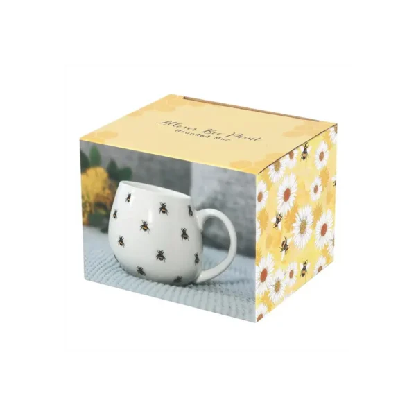 Bee Print Rounded Mug - Image 3