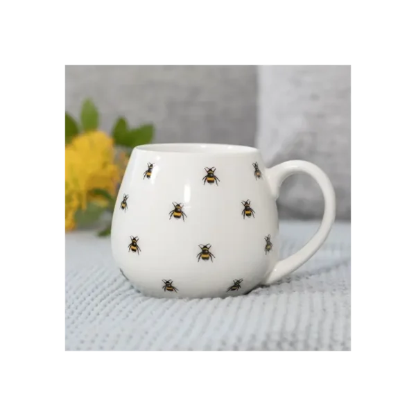 Bee Print Rounded Mug - Image 4