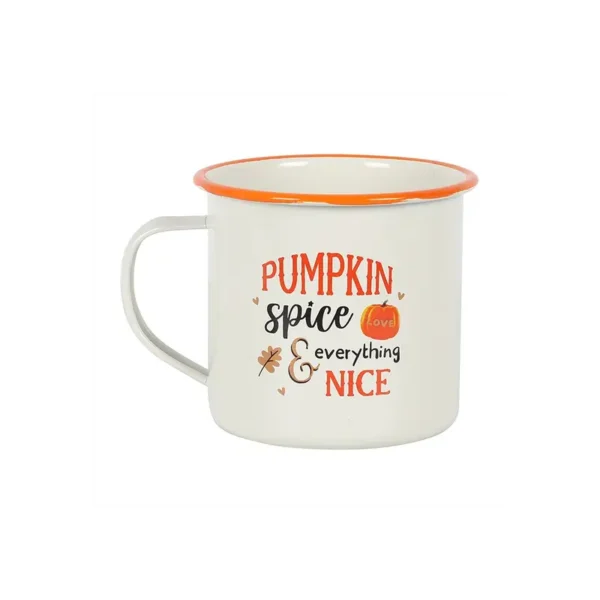 Pumpkin Spice Enamel Mug - Image 2