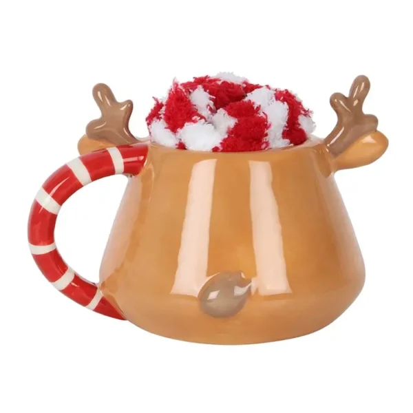 Reindeer Mug and Socks Set - Image 3