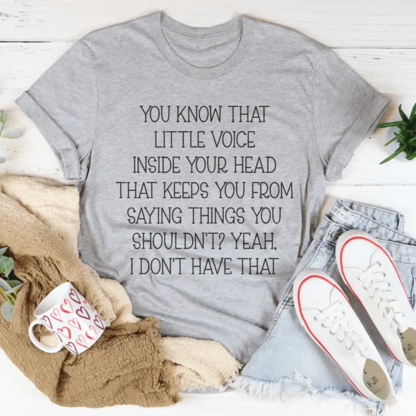 Little Voice Inside Your Head Tee - Image 2