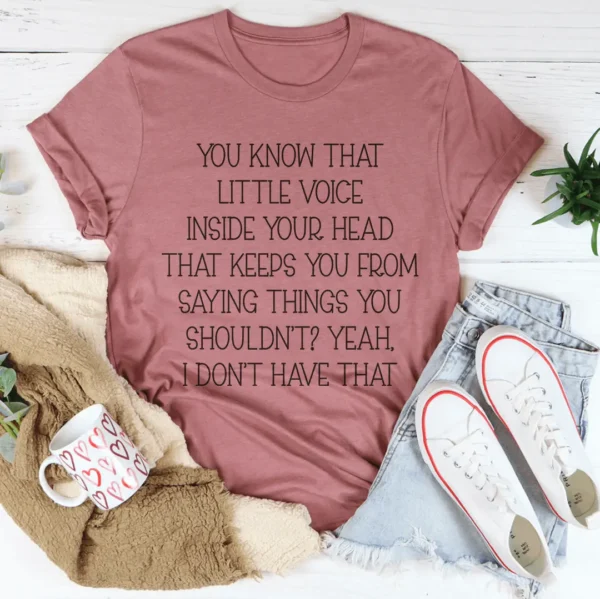 Little Voice Inside Your Head Tee - Image 3