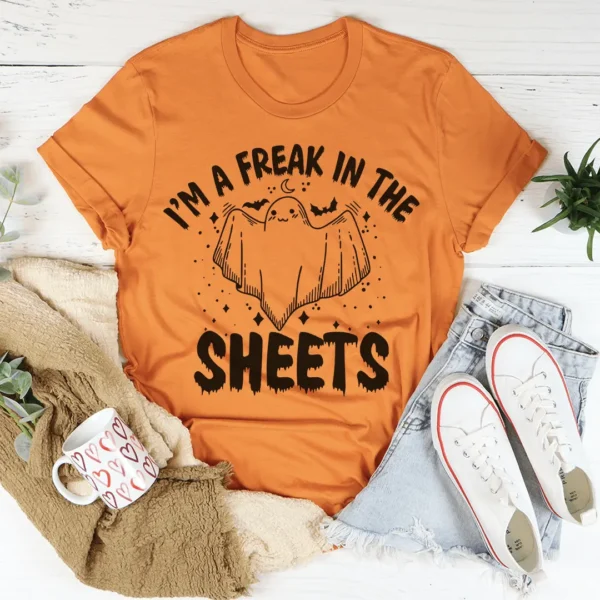 I'm A Freak In The Sheets Tee - Image 4