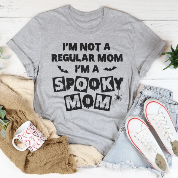 I'm Not A Regular Mom I'm A Spooky Mom Tee - Image 2