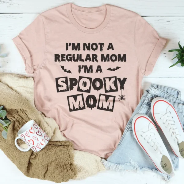 I'm Not A Regular Mom I'm A Spooky Mom Tee - Image 4