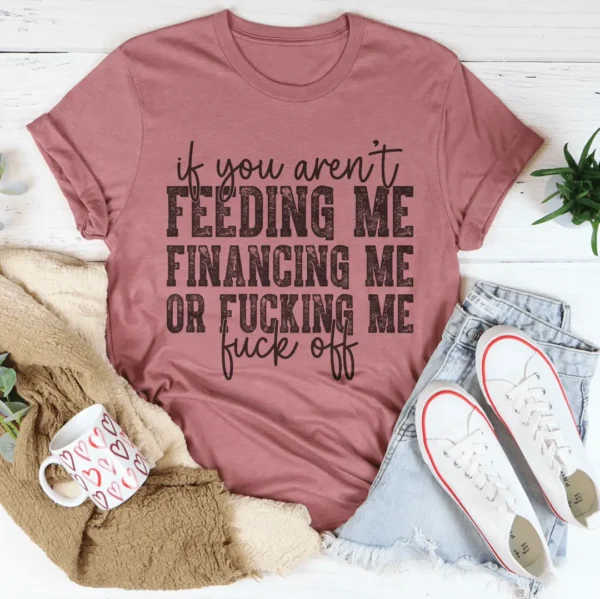 If You Aren't Feeding Me Financing Me Tee - Image 4