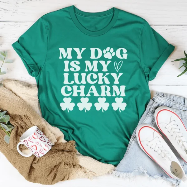 My Dog Is My Lucky Charm Tee - Image 2