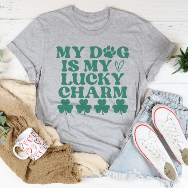 My Dog Is My Lucky Charm Tee - Image 3