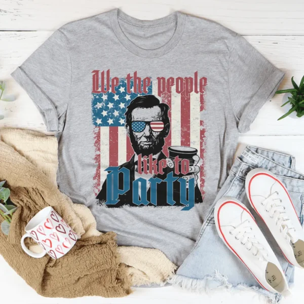 We The People Like To Party Tee - Image 8