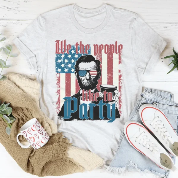 We The People Like To Party Tee - Image 9