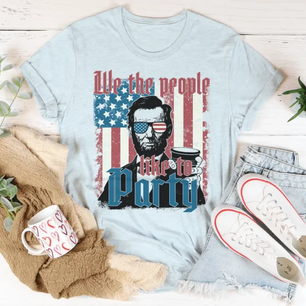 We The People Like To Party Tee - Image 10