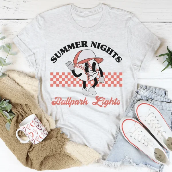 Summer Nights Ballpark Lights Tee - Image 2