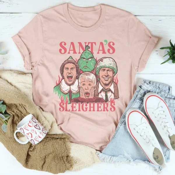 Santa Sleighers Tee - Image 4