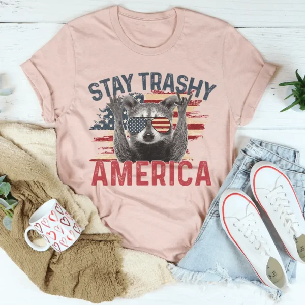 Stay Trashy America Tee - Image 4