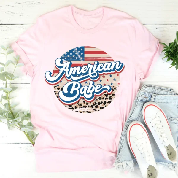 American Babe Leopard Tee - Image 3