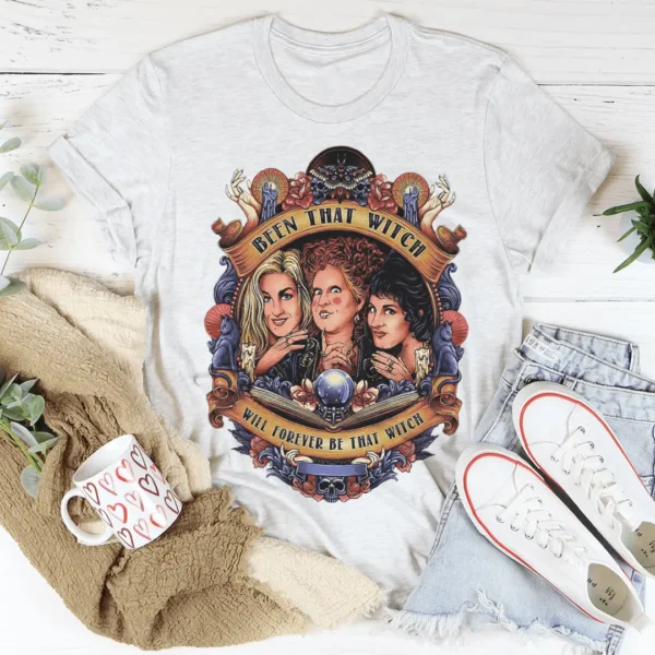 Been That Witch Will Forever Be That Witch Vintage Style Tee - Image 2