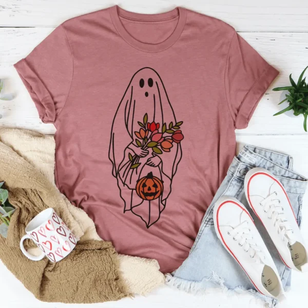 Halloween Bride Ghost Tee - Image 4