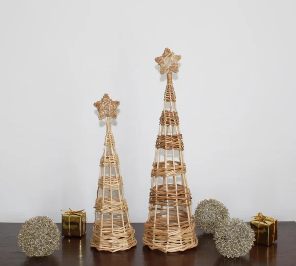 Rattan Christmas Tree Small - Image 5