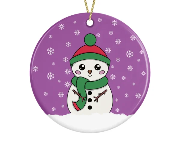 Cute Snowman Christmas Tree Decoration - Image 4