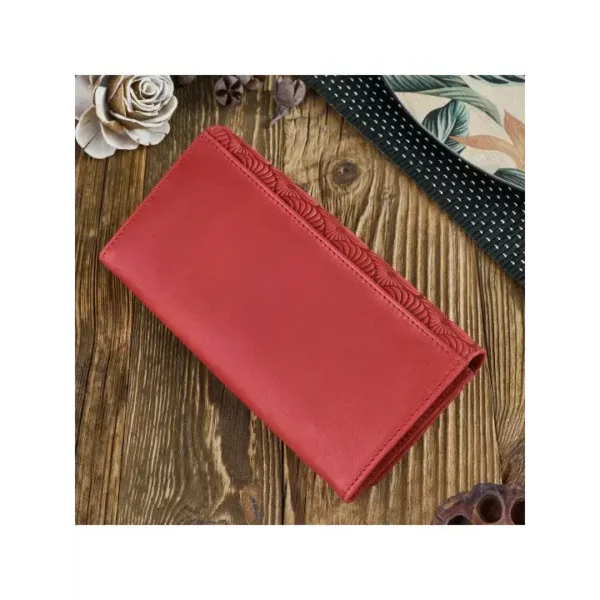 Natural Leather Women's Wallet - Image 2