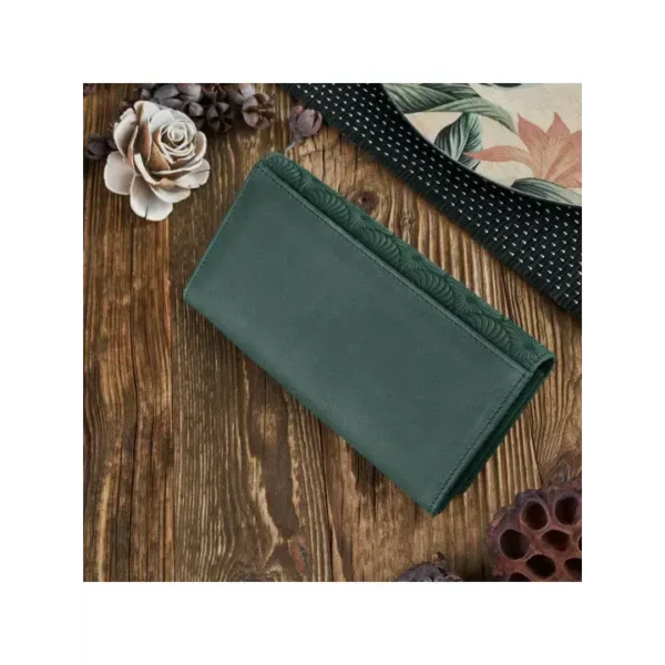 Natural Leather Women's Wallet - Image 5