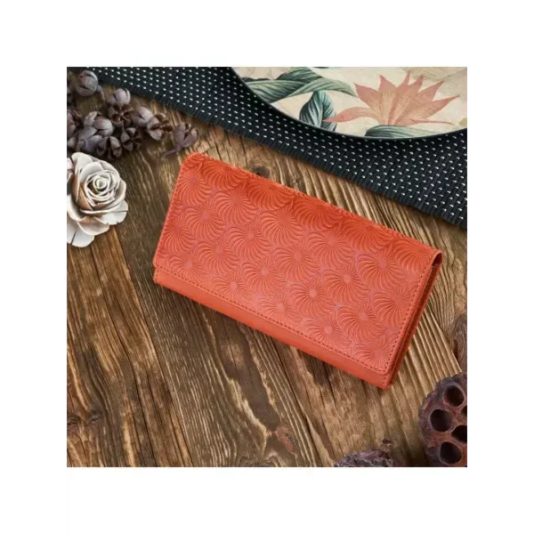 Natural Leather Women's Wallet - Image 9