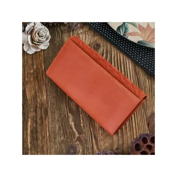 Natural Leather Women's Wallet - Image 10