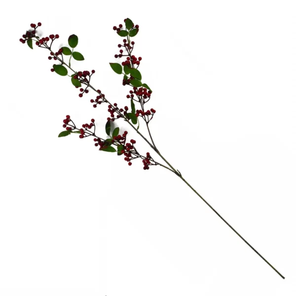 Artificial Red Christmas Berry Spray Branches 6 x 80cm Botanik - Image 5