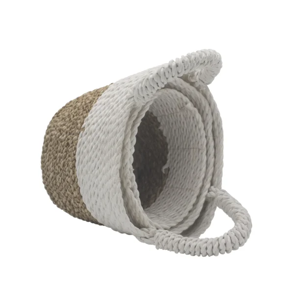 Seagrass Basket Set - Natural White - Image 9