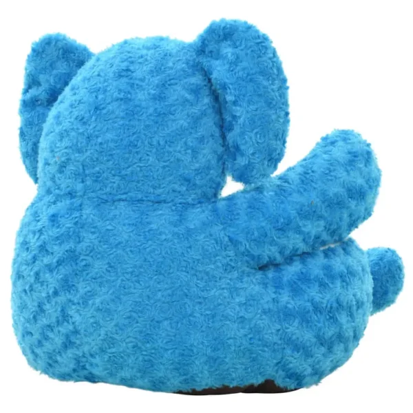 vidaXL Elephant Cuddly Toy Plush Blue - Image 3