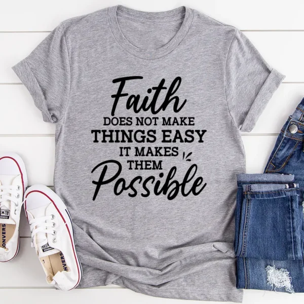 Faith Love It Live It T-Shirt - Image 2